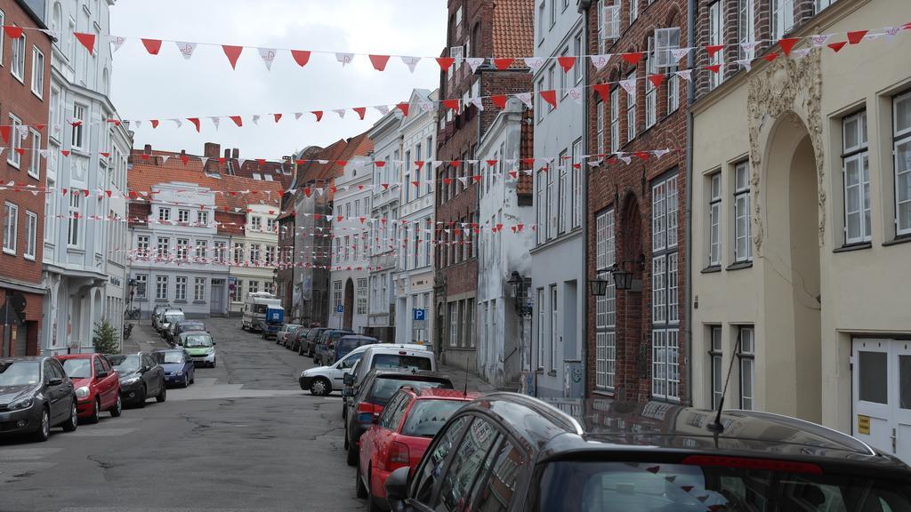 Apartments Im Einhornhaus Lübeck Dış mekan fotoğraf