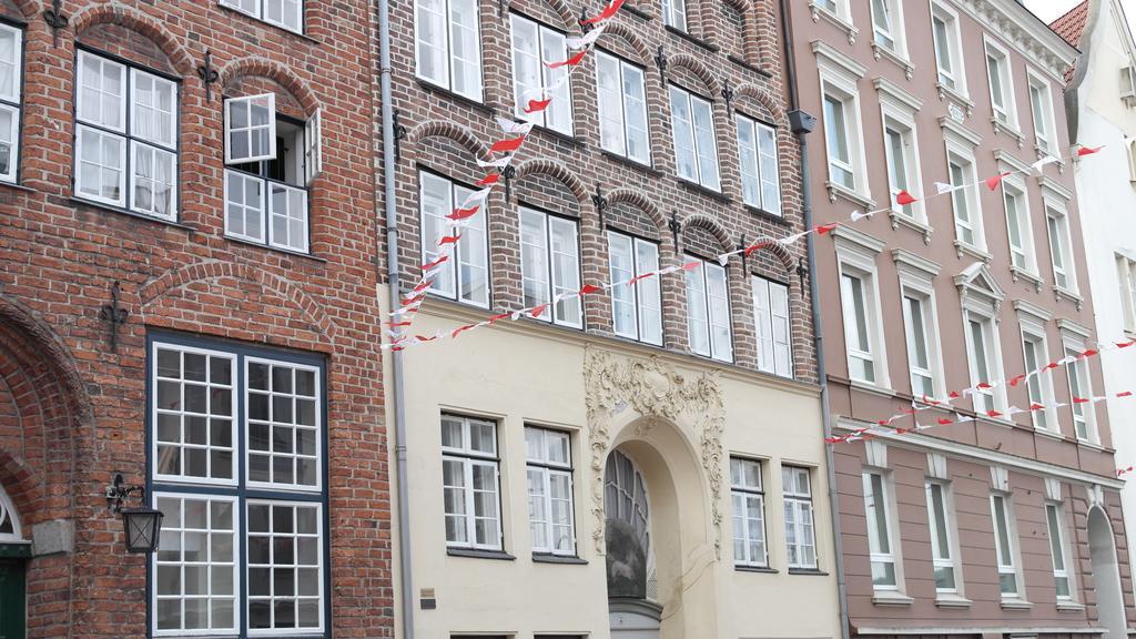 Apartments Im Einhornhaus Lübeck Dış mekan fotoğraf